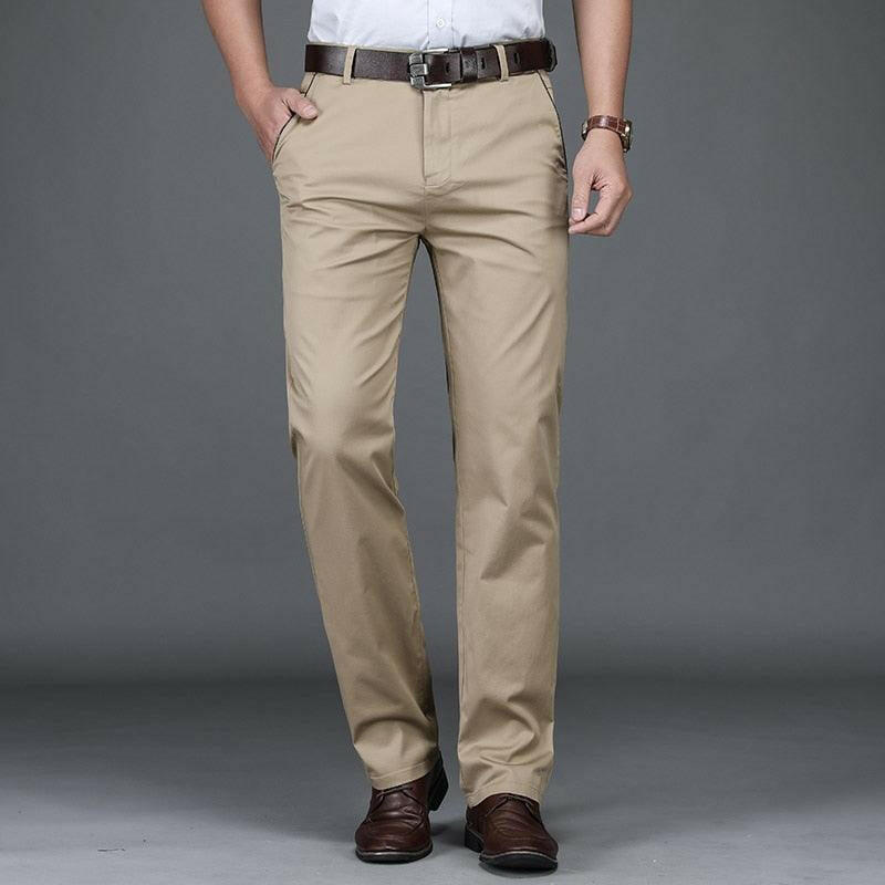 Business Cotton Casual Pants 