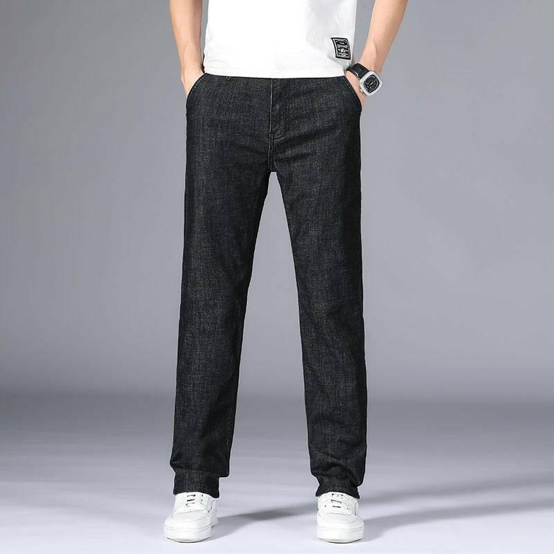 Men's Classic Straight-leg Denim Pants 