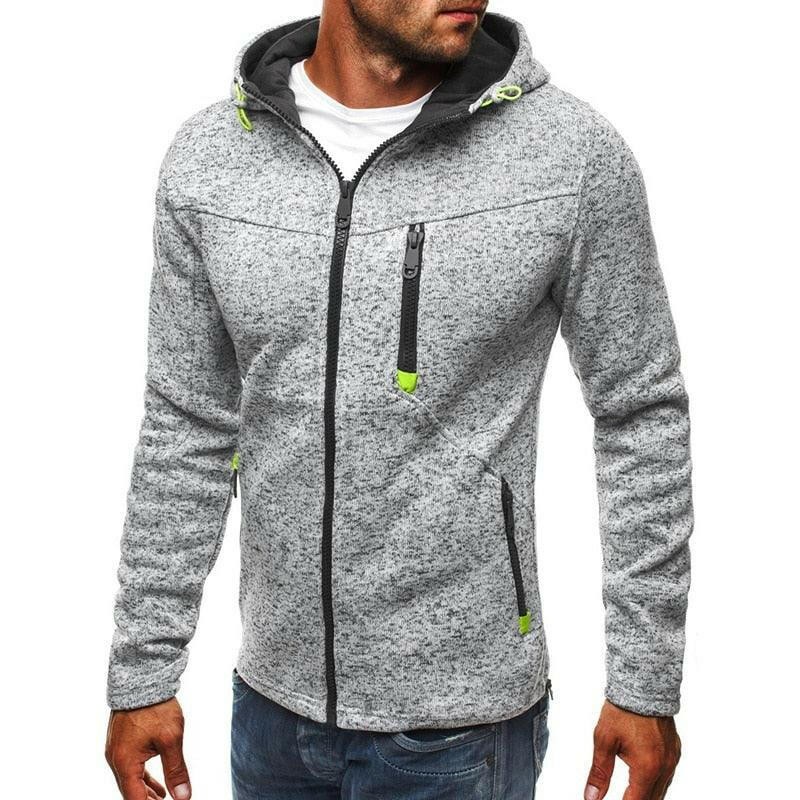 Men’s Full Zip Fitness Hoodie | On sale | Polyester