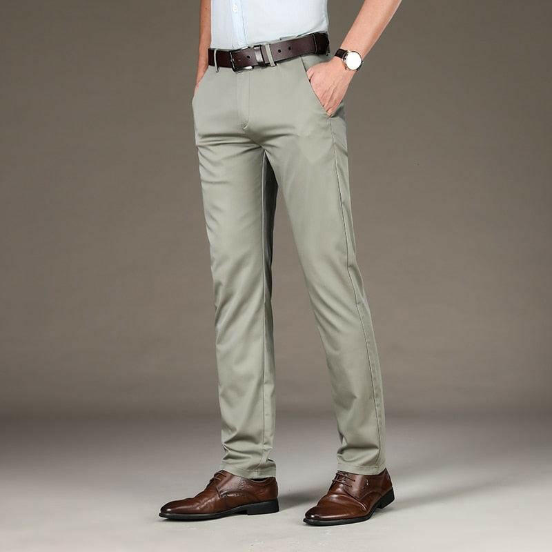 Soft Lyocell Fabric Men's Pants 