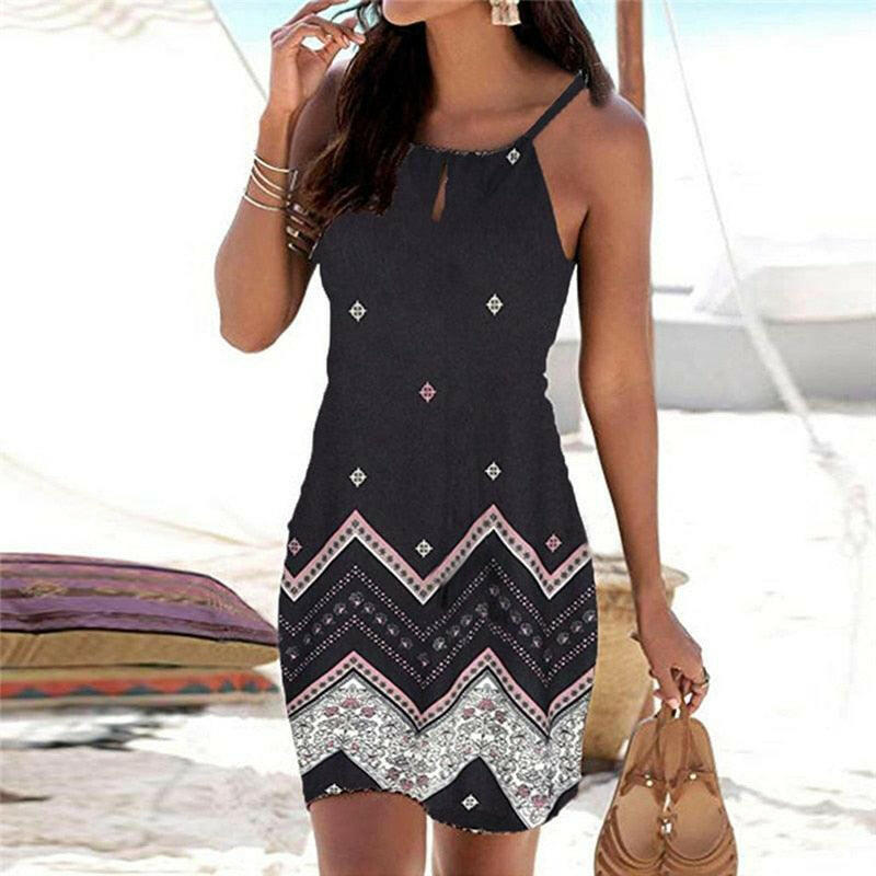 Summer Spaghetti Strap Dress 