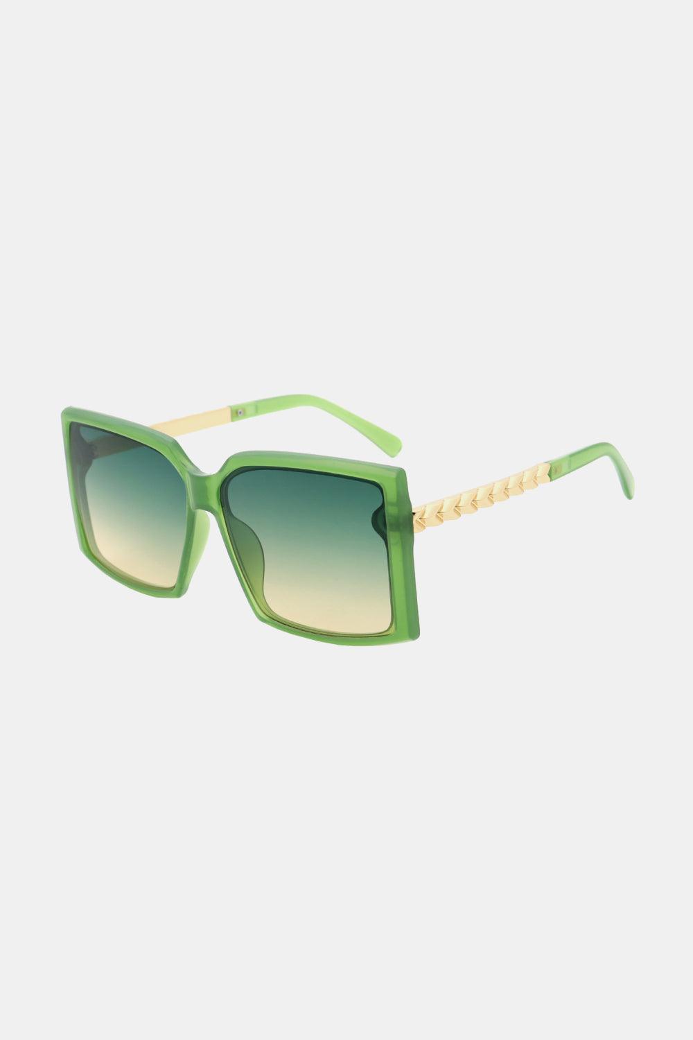 Polycarbonate Frame Square Sunglasses 