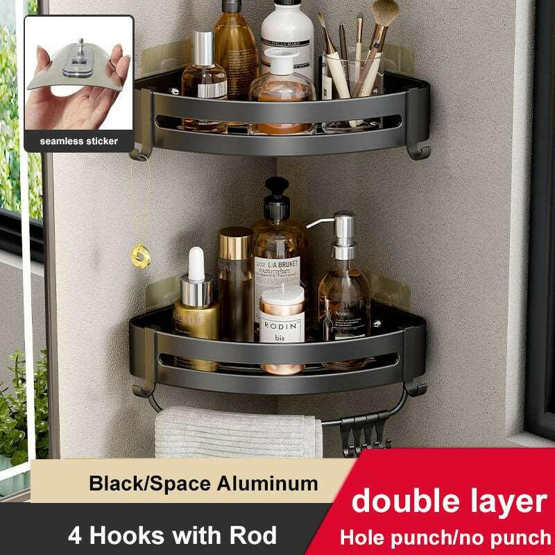 Floating Shelves Caddy For Shower 