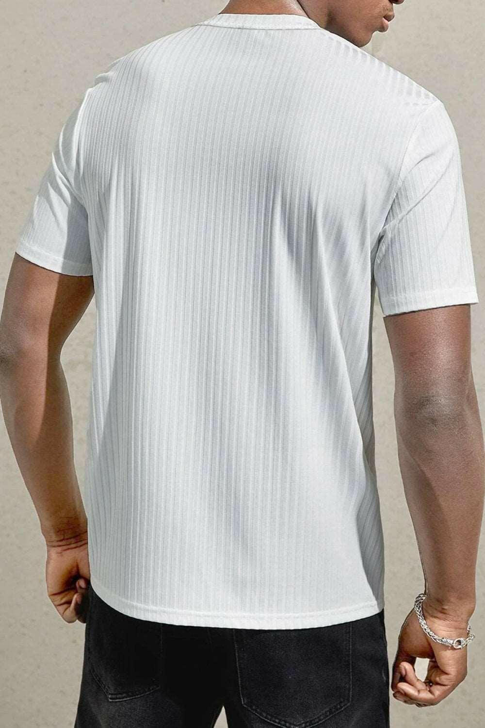 Round Neck Short Sleeve T-Shirt 